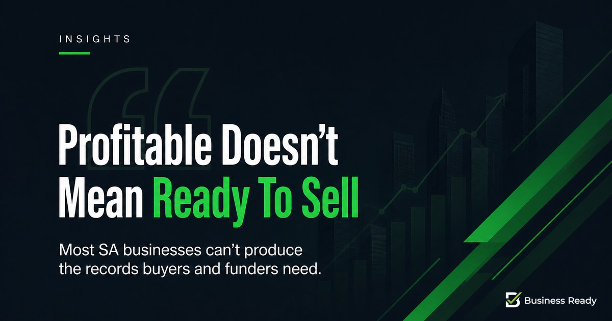 Profitable Doesn't Mean Sellable: What the Bankability Gap Means for SA Business Owners